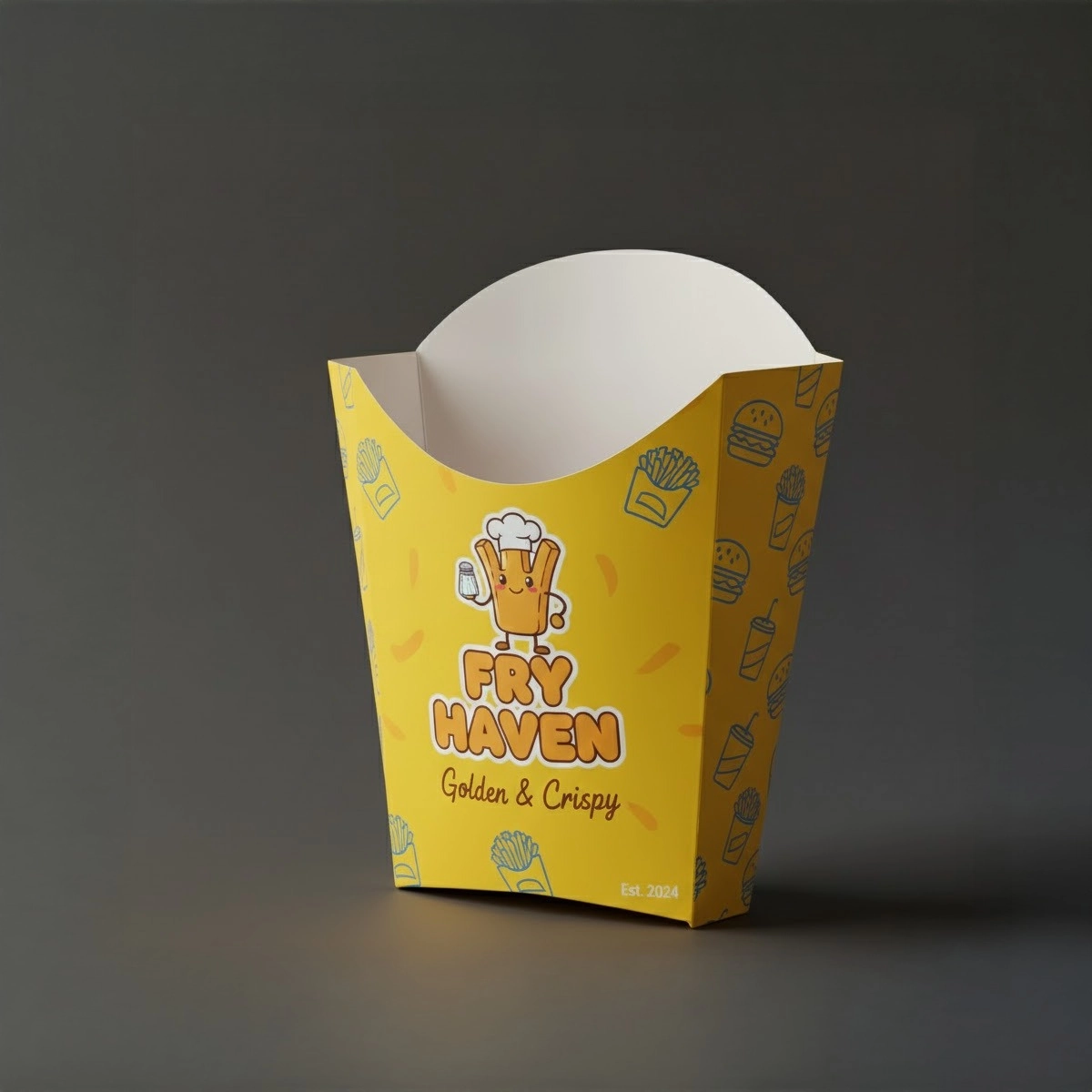 French fries containers