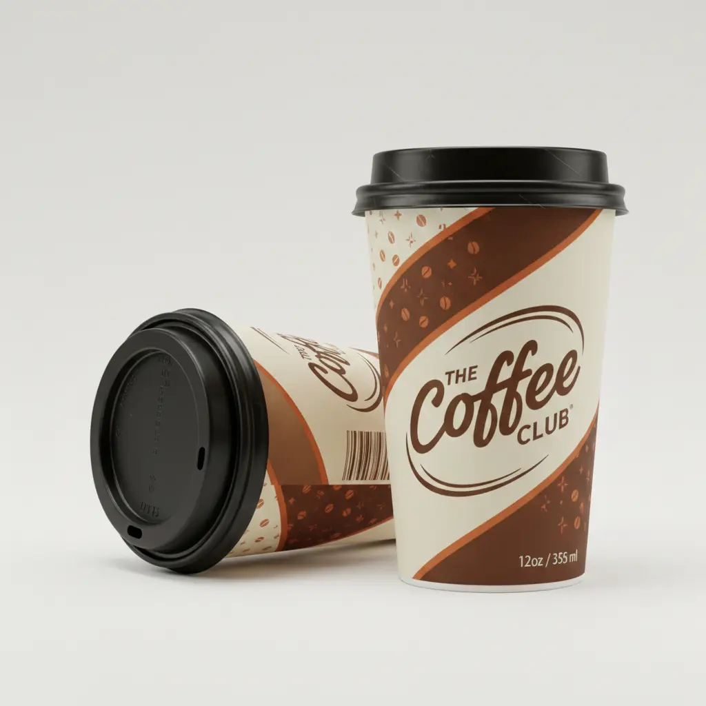 Stock Coffee Cup Lids