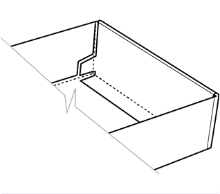 Double Glued Side Wall Tray