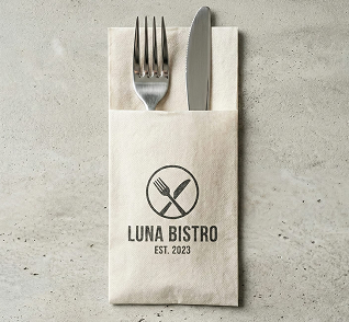 Napkin for Cutlery