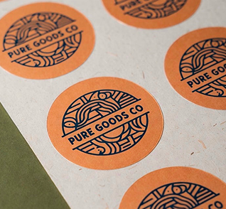 Custom recycled sticker sheets